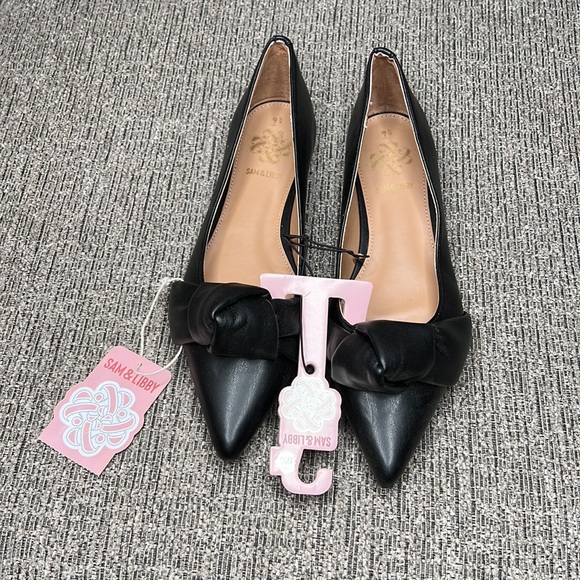 Sam & Libby knotted Laurena pointed toe ballet flats - Picture 6 of 13